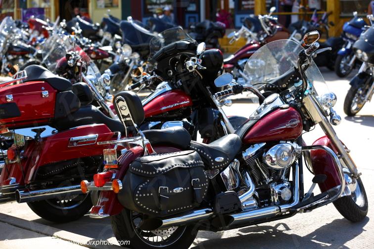 Harley-Davidson Hill City Bikers Black Hills South Dakota USA