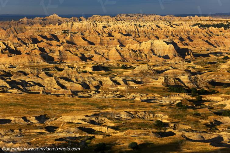 Pinnacles Overlook Badlands National Park South Dakota USA