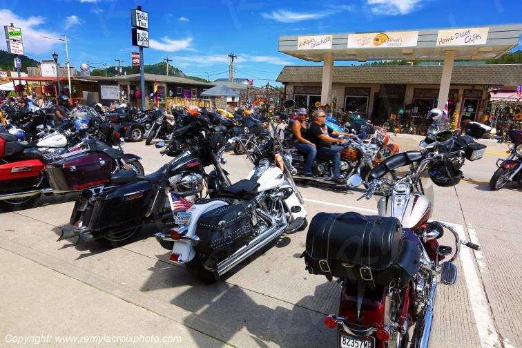 Harley-Davidson Hill City Bikers Black Hills South Dakota USA