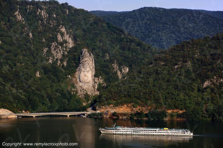 D�c�bale Roi King Sculpture Portes de Fer Iron Gates Danube River Romania Roumanie www.remylacroixphoto.com