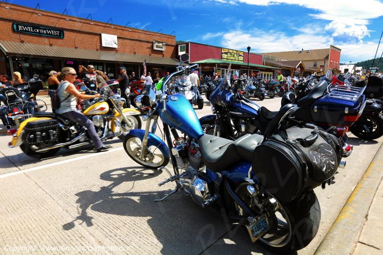 Harley-Davidson Hill City Bikers Black Hills South Dakota USA