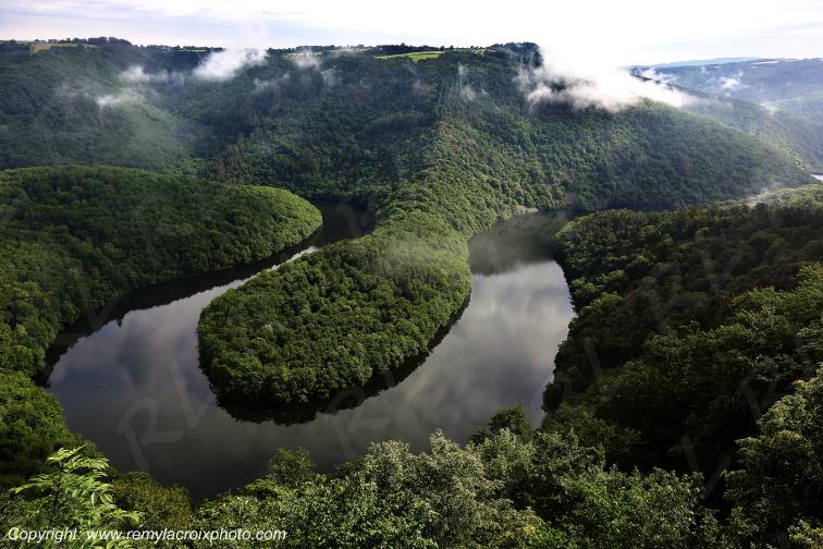 M�andre de Queuille Sioule Puy de D�me Auvergne Rh�ne-Alpes France www.remylacroixphoto.com