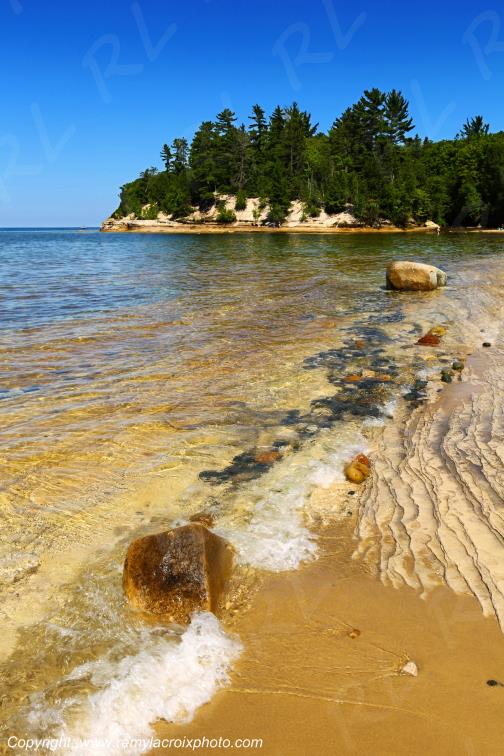 Pictured Rocks National Lakeshore Lake Superior Michigan USA
