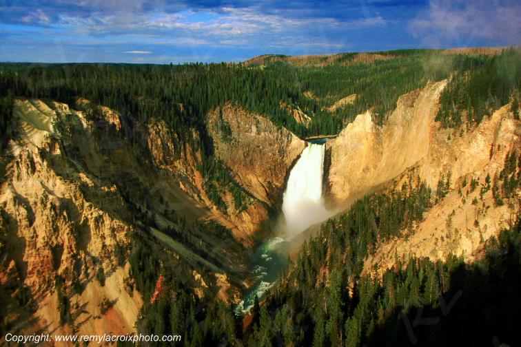 Lower Fall Yellowstone National Park Wyoming USA www.remylacroixphoto.com