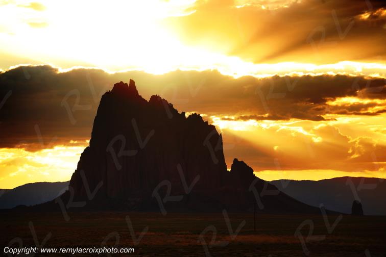 Shiprock Navajo Din� Sacred Mountain New Mexico USA www.remylacroixphoto.com