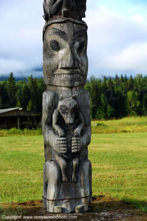 Kitwanga Totems British Columbia Canada Natives Indians www.remylacroixphoto.com