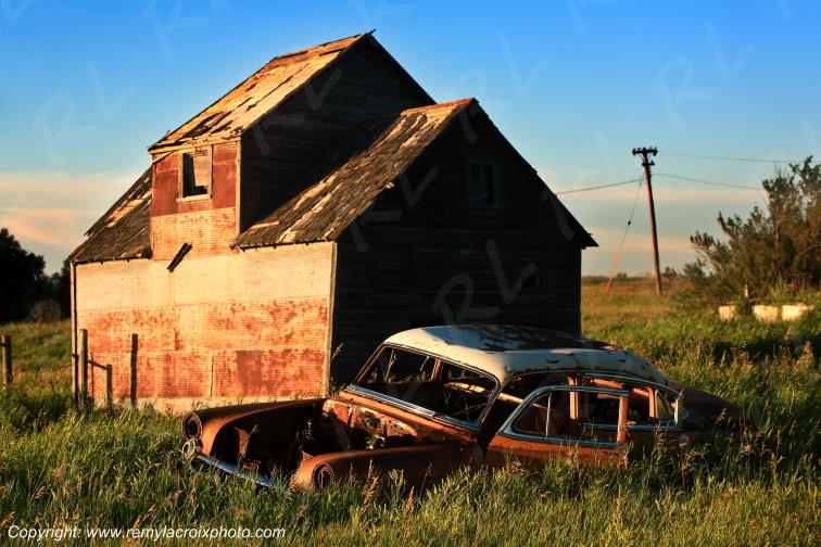 Temple Ghost-Town North-Dakota USA villes fant�mes www.remylacroixphoto.com