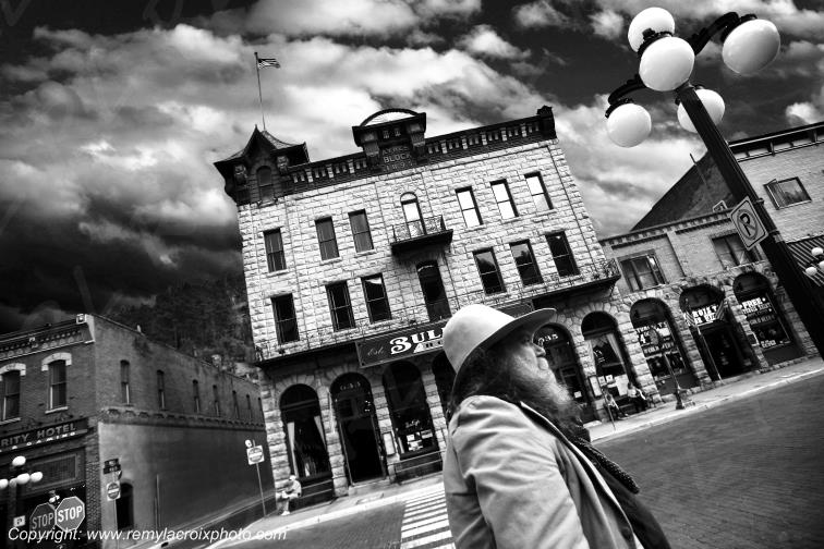 Deadwood downtown cow-boy South Dakota USA