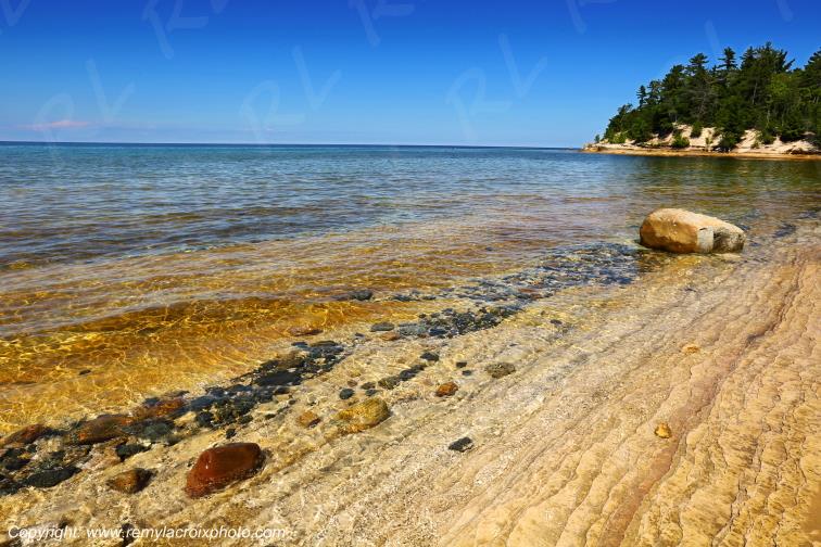 Pictured Rocks National Lakeshore Lake Superior Michigan USA