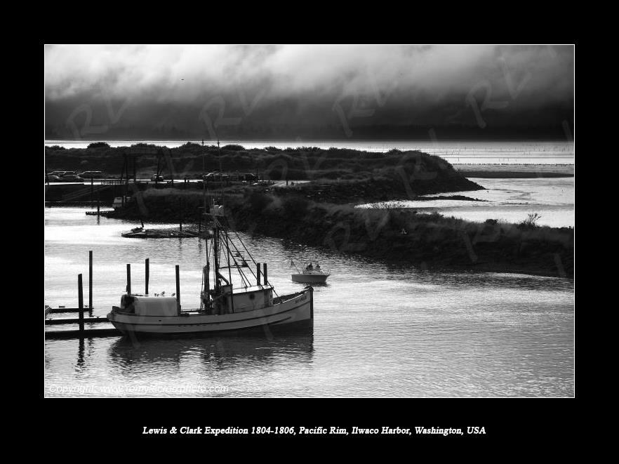 Lewis & Clark Expedition 1804-1806 Ilwaco Harbor Washington USA