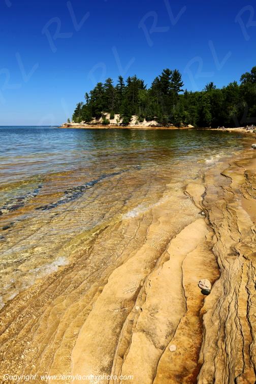Pictured Rocks National Lakeshore Lake Superior Michigan USA