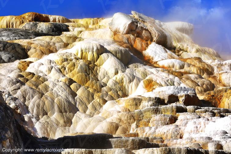 Mammoth Hot Springs Yellowstone National Park Wyoming USA www.remylacroixphoto.com
