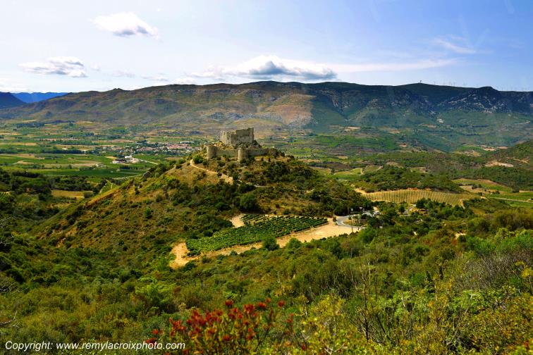 Ch�teau Cathare d'Aguilar vignoble du Haut-Fitou Corbi�res Aude France