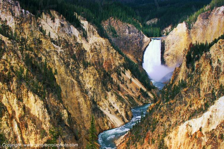 Lower Fall Yellowstone National Park Wyoming USA www.remylacroixphoto.com
