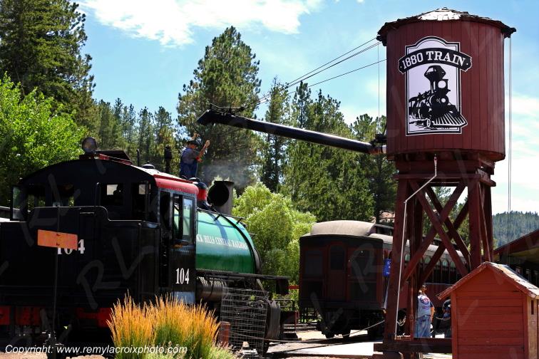 Hill City Railway Station Black Hills South Dakota USA