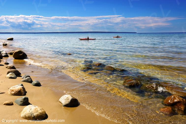 Pictured Rocks National Lakeshore Lake Superior Michigan USA