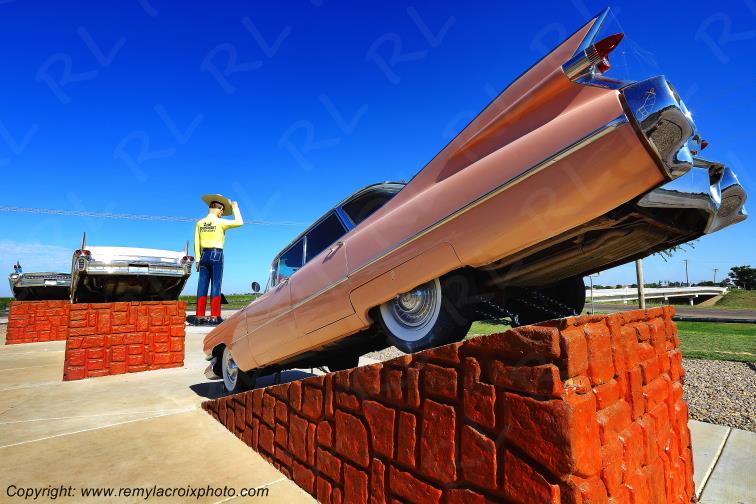 Cadillac Campground Route 66 Amarillo Mother Road Texas USA www.remylacroixphoto.com