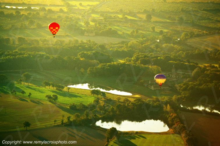Moulins-Montbeugny montgolfi�res ballons Allier Auvergne France