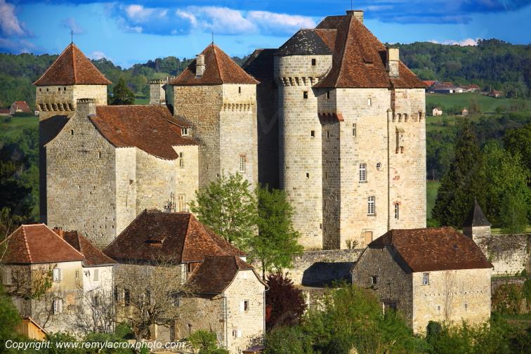 Curemonte ch�teau Corr�ze Limousin France