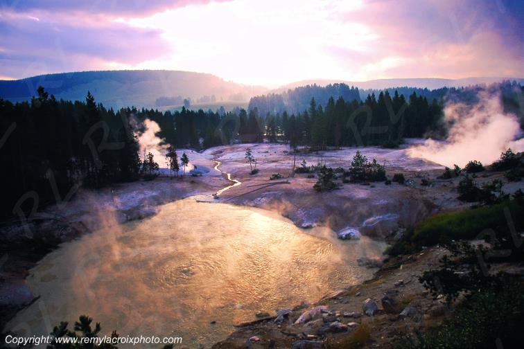 Sulphur Caldron Yellowstone National Park Wyoming USA www.remylacroixphoto.com