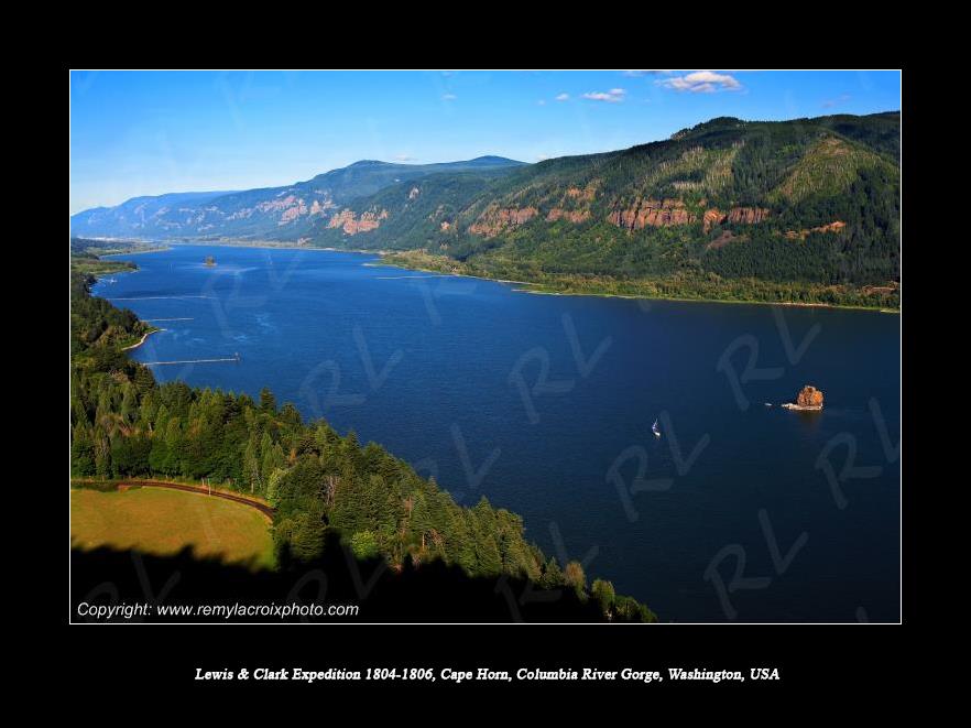 Lewis & Clark Expedition 1804-1806 Cape Horn Columbia River Gorge Washington USA