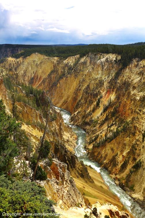 Grand Canyon Yellowstone National Park Wyoming USA www.remylacroixphoto.com