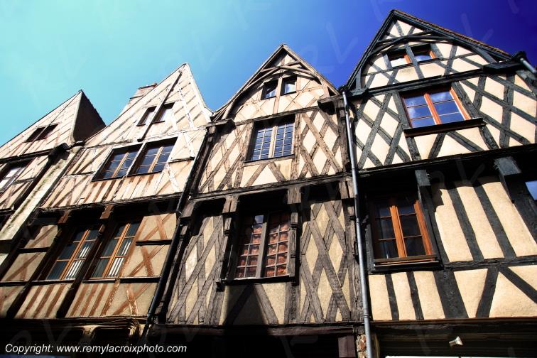 Bourges rue Mirebeau Cher Berry Centre Val de Loire France