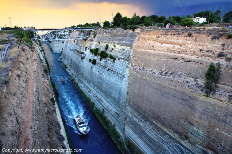 Canal de Corinthe Gr�ce Greece www.remylacroixphoto.com
