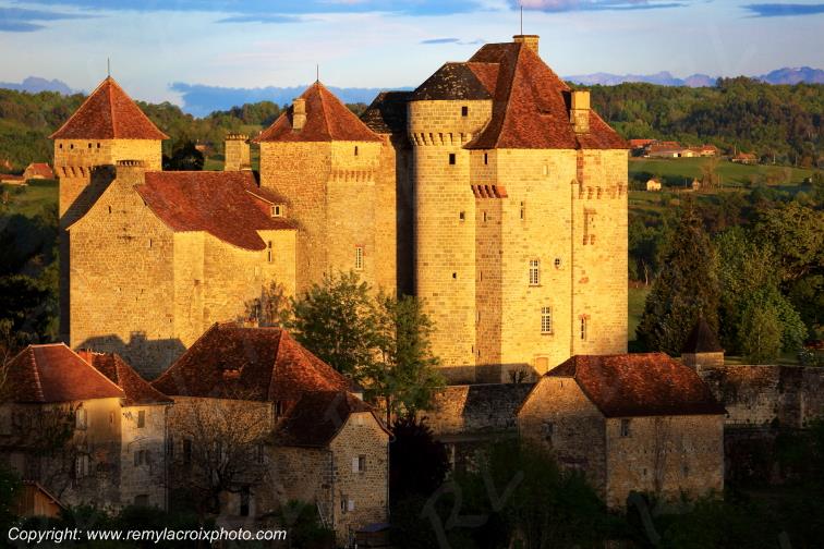 Curemonte ch�teau Corr�ze Limousin France