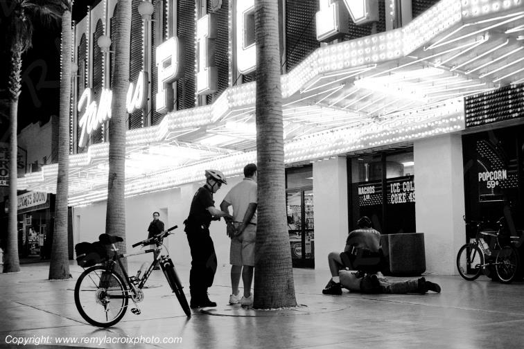 Arrestation muscl�e � Las Vegas,Nevada,USA