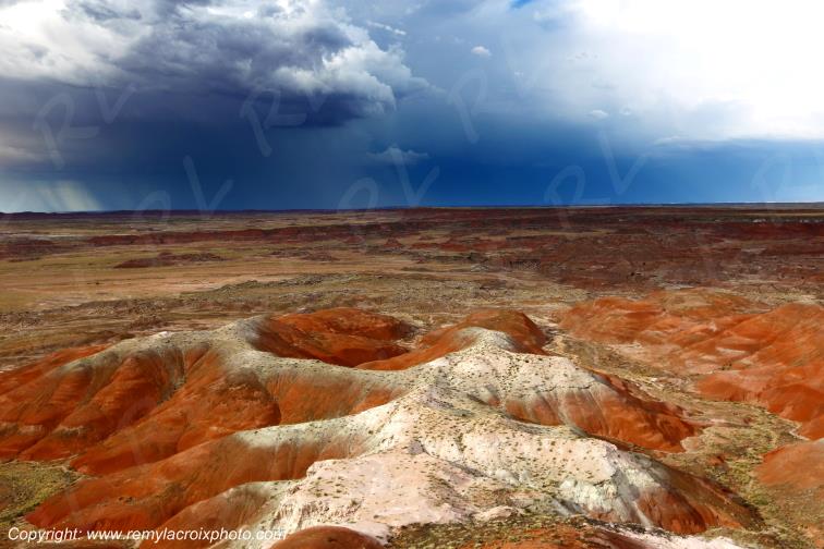 Painted Desert Petrified Forest National Park Arizona USA