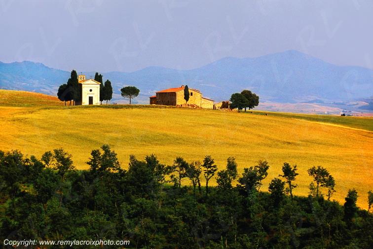 Vitaleta Church  Mount Amiata Val d'Orcia Tuscany Italy Toscane Italie www.remylacroixphoto.com
