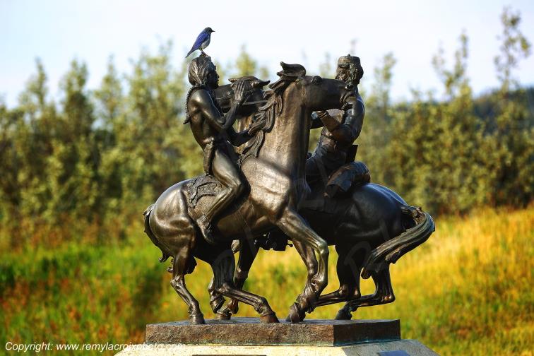 Mountain Bluebird Fort Walsh National Historic Park Great Plains Grandes Plaines Saskatchewan Canada www.remylacroixphoto.com