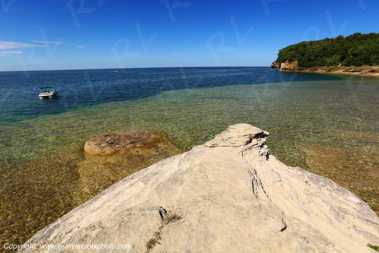 Pictured Rocks National Lakeshore Lake Superior Michigan USA