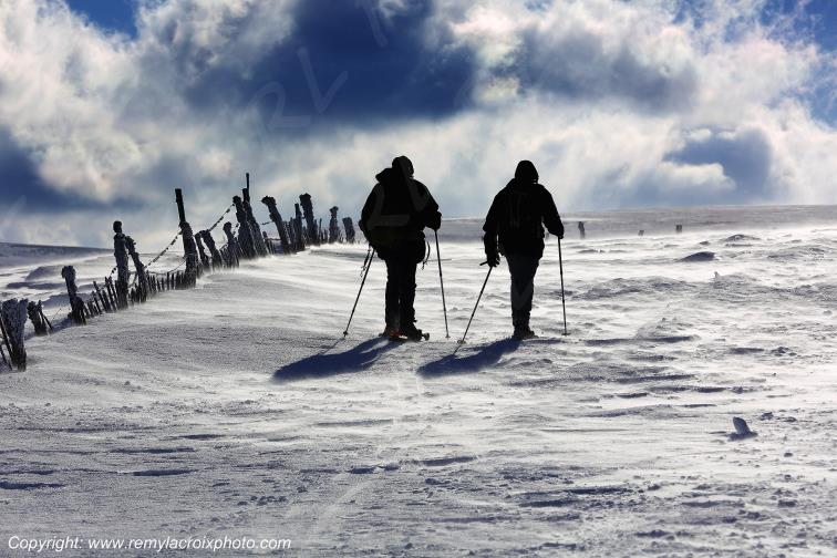 Puy Loup raquettes randonn�e Puy de D�me Auvergne Rh�ne-Alpes France www.remylacroixphoto.com