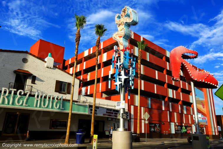Las Vegas Fremont Street Downtown Casino Las Vegas Nevada USA www.remylacroixphoto.com