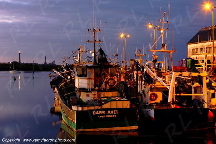 Port de St Gu�nol� Finist�re Bretagne France