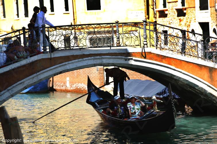 Venise Canaux Gondoles Venice V�n�tie Italie Veneto Italia www.remylacroixphoto.com