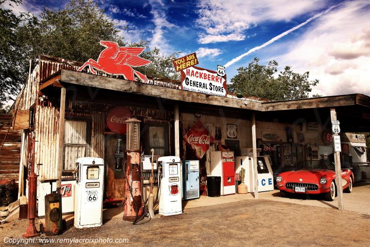 Hackberry Trading Post Route 66 Arizona USA www.remylacroixphoto.com