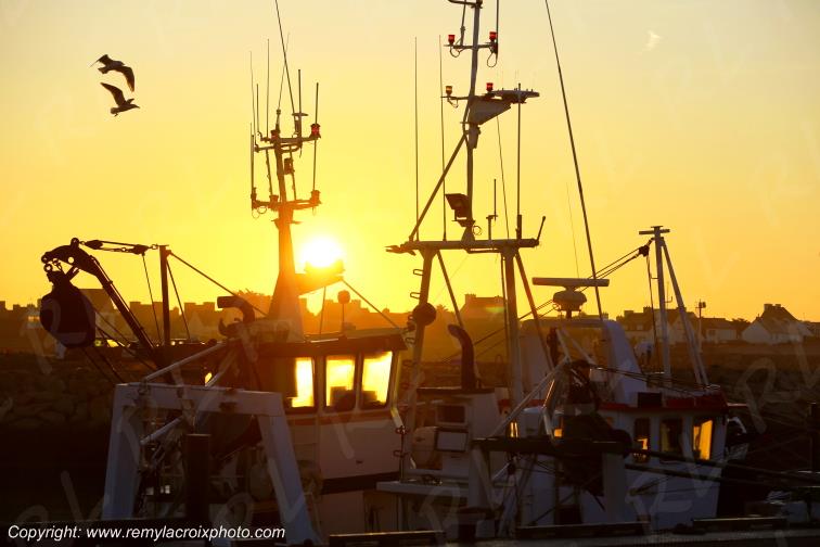 Port de St Gu�nol� Finist�re Bretagne France