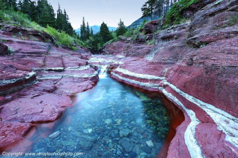 Red Rock Canyon Waterton Lakes National Park Alberta Canada www.remylacroixphoto.com