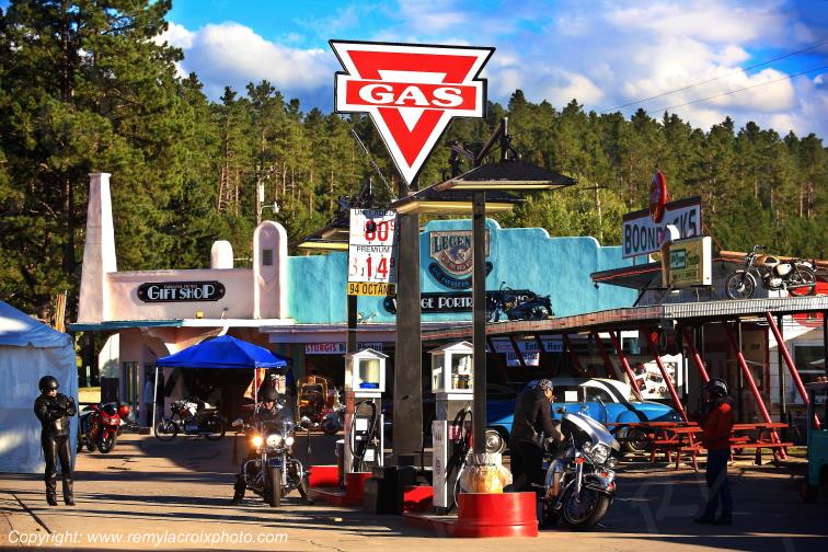 Boondocks Fifties gas station Deadwood Black Hills South Dakota USA