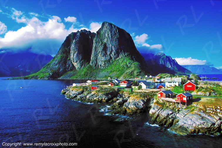 Hamn�y Moskenesoy Island Lofoten Norv�ge Norway