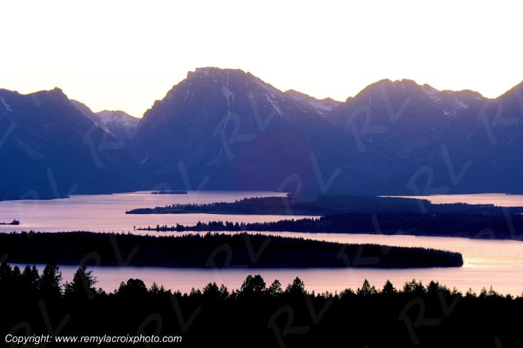 Jackson Lake Grand Teton National Park Wyoming USA