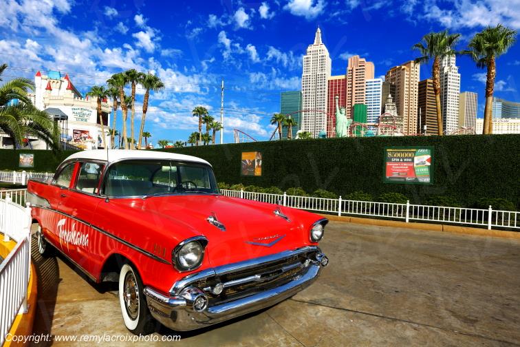 Chevy Bel Air 1957 The Strip Casino Las Vegas Nevada USA www.remylacroixphoto.com