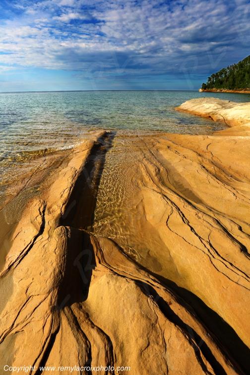 Pictured Rocks National Lakeshore Lake Superior Michigan USA