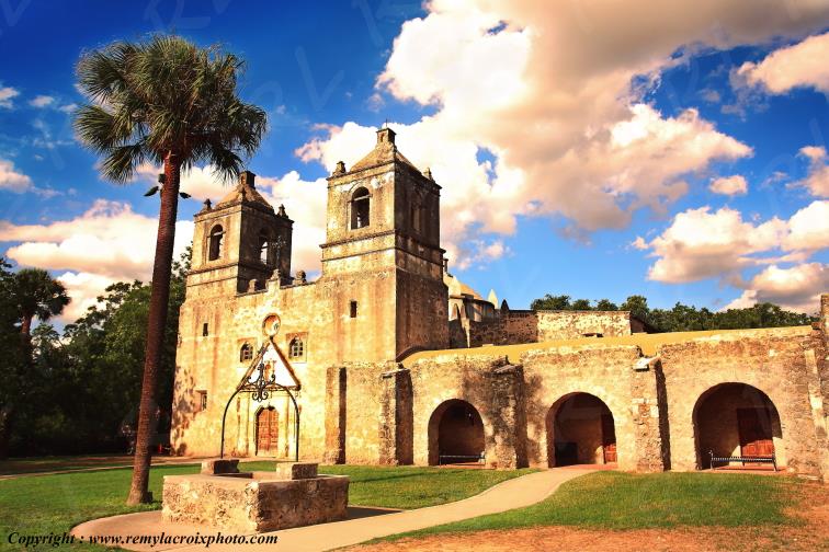 San Antonio Mission Conception Texas USA www.remylacroixphoto.com