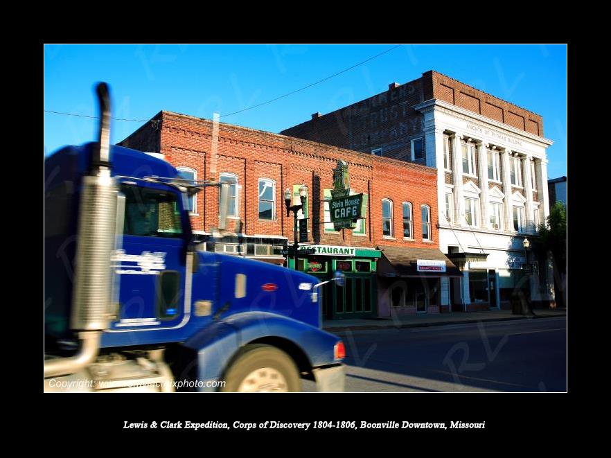 Lewis & Clark Expedition 1804-1806 Boonville Downtown Missouri USA