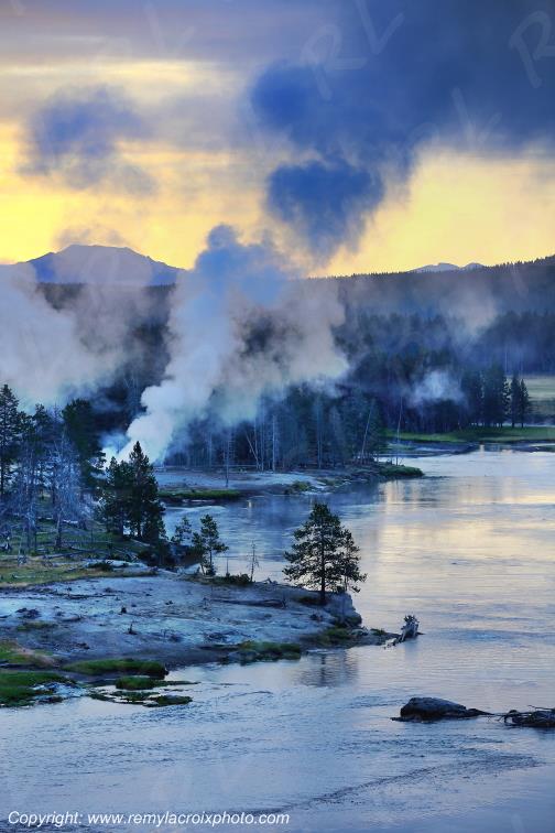 Yellowstone River Yellowstone National Park Wyoming USA www.remylacroixphoto.com
