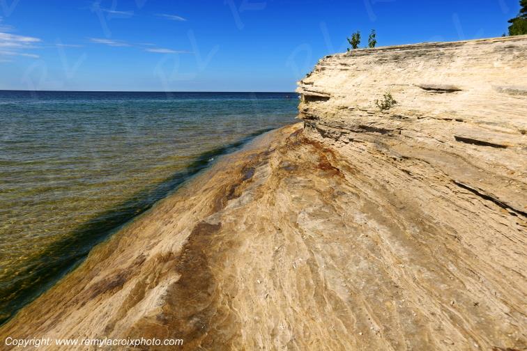Pictured Rocks National Lakeshore Lake Superior Michigan USA